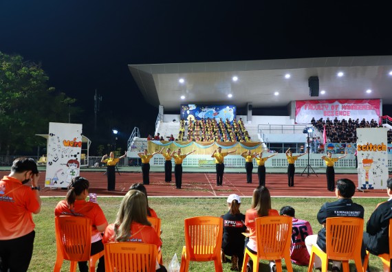 ภาพกิจกรรม  สโมสรนักศึกษา คณะวิทยาศาสตร์และเทคโนโลยี เข้าร่วมกีฬาระหว่างคณะ ปลาบึกเกมส์ ครั้งที่ 20