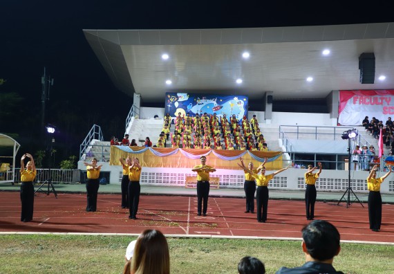ภาพกิจกรรม  สโมสรนักศึกษา คณะวิทยาศาสตร์และเทคโนโลยี เข้าร่วมกีฬาระหว่างคณะ ปลาบึกเกมส์ ครั้งที่ 20