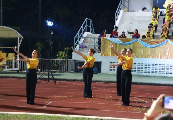 ภาพกิจกรรม  สโมสรนักศึกษา คณะวิทยาศาสตร์และเทคโนโลยี เข้าร่วมกีฬาระหว่างคณะ ปลาบึกเกมส์ ครั้งที่ 20