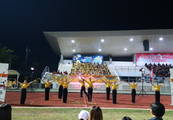 ภาพกิจกรรม  สโมสรนักศึกษา คณะวิทยาศาสตร์และเทคโนโลยี เข้าร่วมกีฬาระหว่างคณะ ปลาบึกเกมส์ ครั้งที่ 20