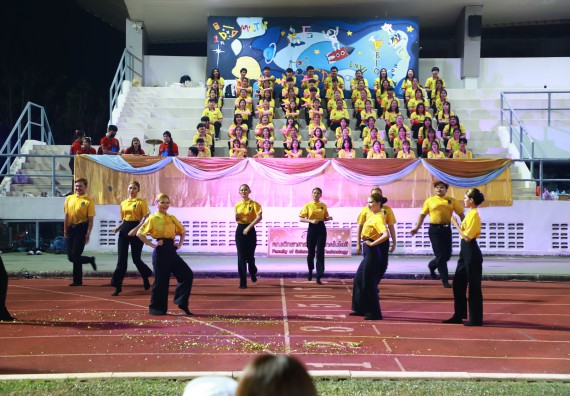 ภาพกิจกรรม  สโมสรนักศึกษา คณะวิทยาศาสตร์และเทคโนโลยี เข้าร่วมกีฬาระหว่างคณะ ปลาบึกเกมส์ ครั้งที่ 20