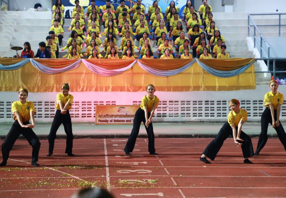ภาพกิจกรรม  สโมสรนักศึกษา คณะวิทยาศาสตร์และเทคโนโลยี เข้าร่วมกีฬาระหว่างคณะ ปลาบึกเกมส์ ครั้งที่ 20
