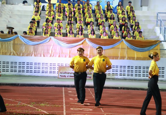 ภาพกิจกรรม  สโมสรนักศึกษา คณะวิทยาศาสตร์และเทคโนโลยี เข้าร่วมกีฬาระหว่างคณะ ปลาบึกเกมส์ ครั้งที่ 20