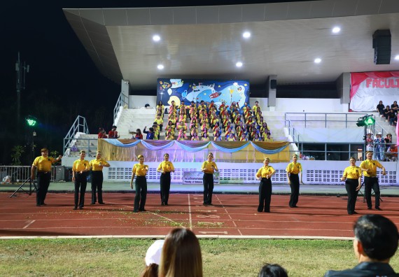 ภาพกิจกรรม  สโมสรนักศึกษา คณะวิทยาศาสตร์และเทคโนโลยี เข้าร่วมกีฬาระหว่างคณะ ปลาบึกเกมส์ ครั้งที่ 20