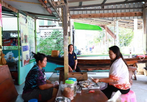 ภาพกิจกรรม  คณะวิทยาศาสตร์และเทคโนโลยี จัดกิจกรรมสำรวจความต้องการในการยกระดับคุณภาพและรายได้ของชุมชน