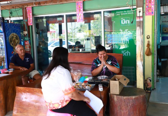 ภาพกิจกรรม  คณะวิทยาศาสตร์และเทคโนโลยี จัดกิจกรรมสำรวจความต้องการในการยกระดับคุณภาพและรายได้ของชุมชน