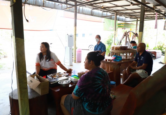 ภาพกิจกรรม  คณะวิทยาศาสตร์และเทคโนโลยี จัดกิจกรรมสำรวจความต้องการในการยกระดับคุณภาพและรายได้ของชุมชน