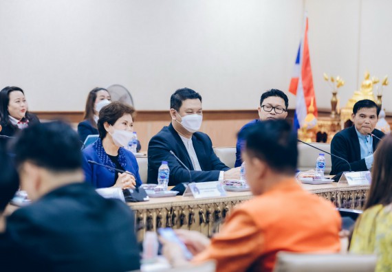 ภาพกิจกรรม  คณะวิทยาศาสตร์และเทคโนโลยี เข้าร่วมพิธีบันทึกข้อตกลงความร่วมมือการเสริมศักยภาพด้านวิชาการของบุคลากรสาธารณสุขในสังกัดองค์การบริหารส่วนจังหวัดกำแพงเพชร