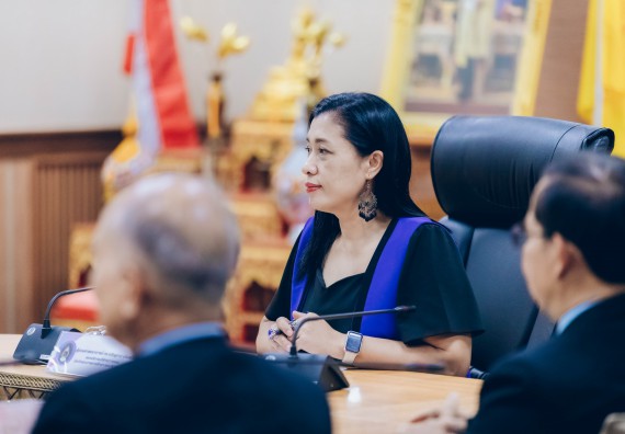 ภาพกิจกรรม  คณะวิทยาศาสตร์และเทคโนโลยี เข้าร่วมพิธีบันทึกข้อตกลงความร่วมมือการเสริมศักยภาพด้านวิชาการของบุคลากรสาธารณสุขในสังกัดองค์การบริหารส่วนจังหวัดกำแพงเพชร