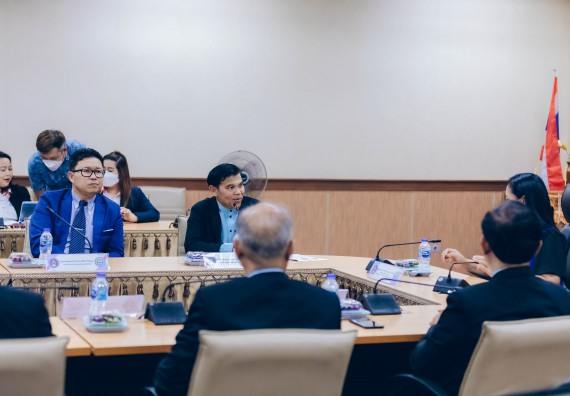 ภาพกิจกรรม  คณะวิทยาศาสตร์และเทคโนโลยี เข้าร่วมพิธีบันทึกข้อตกลงความร่วมมือการเสริมศักยภาพด้านวิชาการของบุคลากรสาธารณสุขในสังกัดองค์การบริหารส่วนจังหวัดกำแพงเพชร