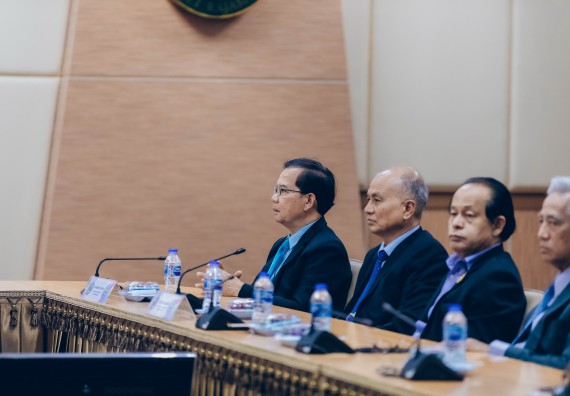 ภาพกิจกรรม  คณะวิทยาศาสตร์และเทคโนโลยี เข้าร่วมพิธีบันทึกข้อตกลงความร่วมมือการเสริมศักยภาพด้านวิชาการของบุคลากรสาธารณสุขในสังกัดองค์การบริหารส่วนจังหวัดกำแพงเพชร