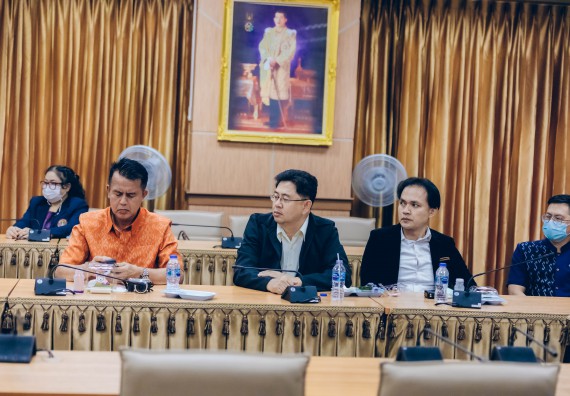 ภาพกิจกรรม  คณะวิทยาศาสตร์และเทคโนโลยี เข้าร่วมพิธีบันทึกข้อตกลงความร่วมมือการเสริมศักยภาพด้านวิชาการของบุคลากรสาธารณสุขในสังกัดองค์การบริหารส่วนจังหวัดกำแพงเพชร