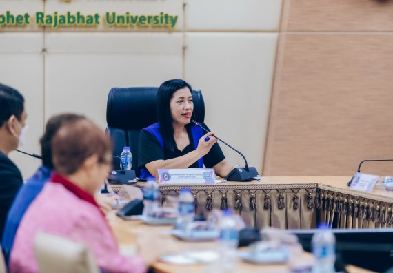 ภาพกิจกรรม  คณะวิทยาศาสตร์และเทคโนโลยี เข้าร่วมพิธีบันทึกข้อตกลงความร่วมมือการเสริมศักยภาพด้านวิชาการของบุคลากรสาธารณสุขในสังกัดองค์การบริหารส่วนจังหวัดกำแพงเพชร