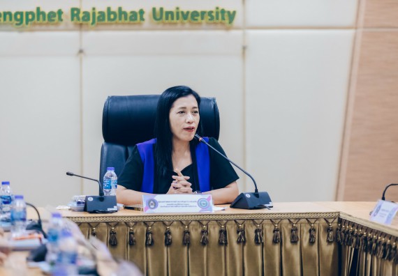 ภาพกิจกรรม  คณะวิทยาศาสตร์และเทคโนโลยี เข้าร่วมพิธีบันทึกข้อตกลงความร่วมมือการเสริมศักยภาพด้านวิชาการของบุคลากรสาธารณสุขในสังกัดองค์การบริหารส่วนจังหวัดกำแพงเพชร