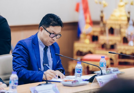 ภาพกิจกรรม  คณะวิทยาศาสตร์และเทคโนโลยี เข้าร่วมพิธีบันทึกข้อตกลงความร่วมมือการเสริมศักยภาพด้านวิชาการของบุคลากรสาธารณสุขในสังกัดองค์การบริหารส่วนจังหวัดกำแพงเพชร