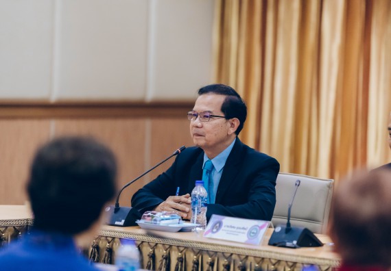 ภาพกิจกรรม  คณะวิทยาศาสตร์และเทคโนโลยี เข้าร่วมพิธีบันทึกข้อตกลงความร่วมมือการเสริมศักยภาพด้านวิชาการของบุคลากรสาธารณสุขในสังกัดองค์การบริหารส่วนจังหวัดกำแพงเพชร