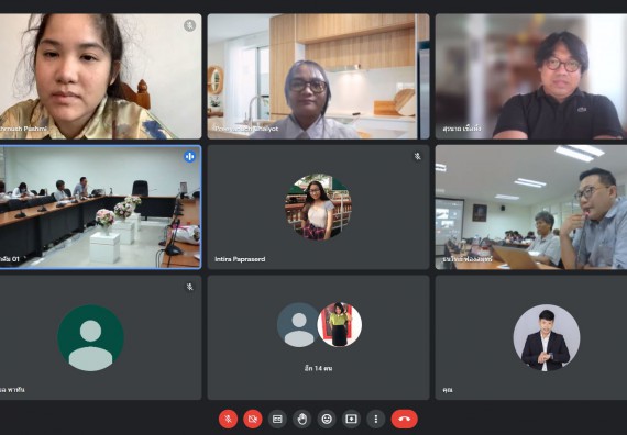 ภาพกิจกรรม  คณาจารย์ บุคลากร และนักศึกษา คณะวิทยาศาสตร์และเทคโนโลยี เข้าร่วมนำเสนอผลงานในโครงการส่งเสริมสนับสนุนการฝึกประสบการณ์วิชาชีพ/สหกิจศึกษาให้แก่นักศึกษา จากมูลนิธิเอเชีย ประเทศไทย