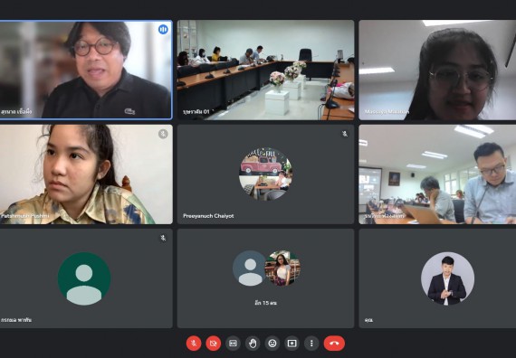 ภาพกิจกรรม  คณาจารย์ บุคลากร และนักศึกษา คณะวิทยาศาสตร์และเทคโนโลยี เข้าร่วมนำเสนอผลงานในโครงการส่งเสริมสนับสนุนการฝึกประสบการณ์วิชาชีพ/สหกิจศึกษาให้แก่นักศึกษา จากมูลนิธิเอเชีย ประเทศไทย