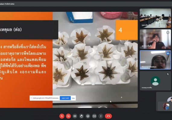 ภาพกิจกรรม  คณาจารย์ บุคลากร และนักศึกษา คณะวิทยาศาสตร์และเทคโนโลยี เข้าร่วมนำเสนอผลงานในโครงการส่งเสริมสนับสนุนการฝึกประสบการณ์วิชาชีพ/สหกิจศึกษาให้แก่นักศึกษา จากมูลนิธิเอเชีย ประเทศไทย