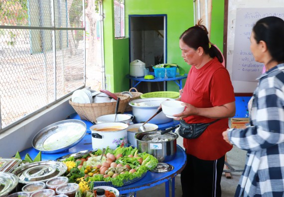 ภาพกิจกรรม  คณะวิทยาศาสตร์และเทคโนโลยี จัดอบรมเชิงปฏิบัติการ เรื่อง การพัฒนาบรรจุภัณฑ์น้ำพริกโบราณกลุ่มศรีเกษตรพัฒนา