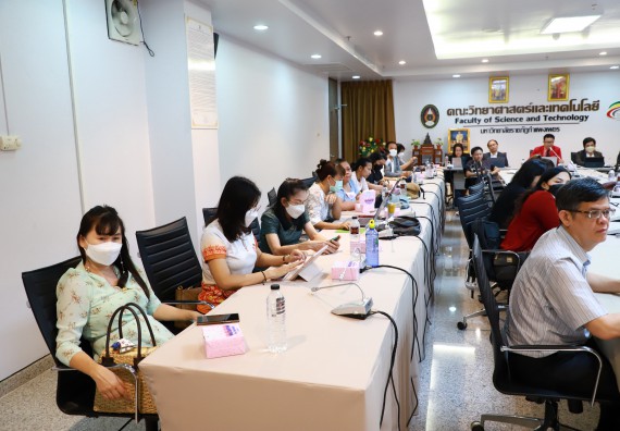 ภาพกิจกรรม  คณะวิทยาศาสตร์และเทคโนโลยี จัดประชุมอาจารย์และบุคลากรคณะวิทยาศาสตร์และเทคโนโลยี ครั้งที่ 4 ปีการศึกษา 2565