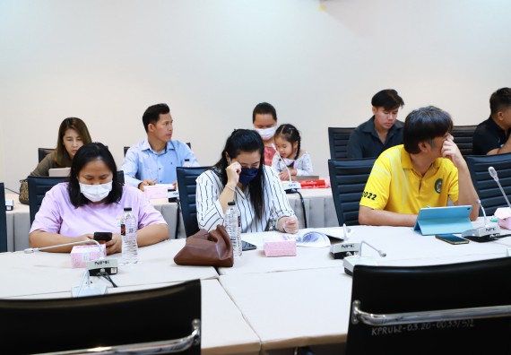 ภาพกิจกรรม  คณะวิทยาศาสตร์และเทคโนโลยี จัดประชุมอาจารย์และบุคลากรคณะวิทยาศาสตร์และเทคโนโลยี ครั้งที่ 4 ปีการศึกษา 2565