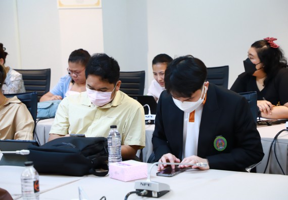 ภาพกิจกรรม  คณะวิทยาศาสตร์และเทคโนโลยี จัดประชุมอาจารย์และบุคลากรคณะวิทยาศาสตร์และเทคโนโลยี ครั้งที่ 4 ปีการศึกษา 2565