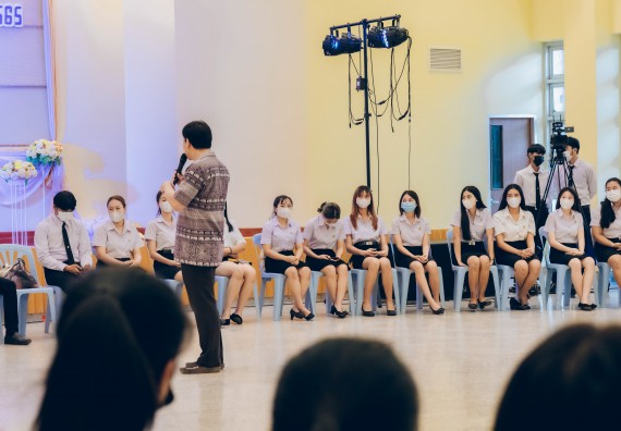 ภาพกิจกรรม  คณะวิทยาศาสตร์และเทคโนโลยี จัดโครงการบริการนักศึกษาและศิษย์เก่าสัมพันธ์ คณะวิทยาศาสตร์และเทคโนโลยีกิจกรรมเตรียมความพร้อมเพื่อออกสู่งาน