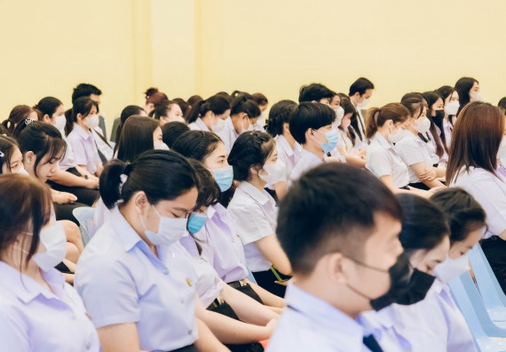 ภาพกิจกรรม  คณะวิทยาศาสตร์และเทคโนโลยี จัดโครงการบริการนักศึกษาและศิษย์เก่าสัมพันธ์ คณะวิทยาศาสตร์และเทคโนโลยีกิจกรรมเตรียมความพร้อมเพื่อออกสู่งาน