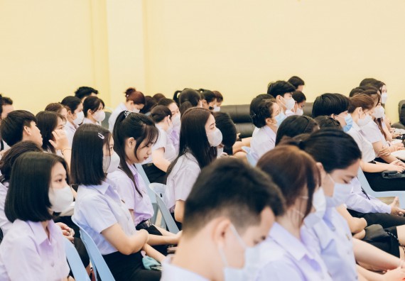 ภาพกิจกรรม  คณะวิทยาศาสตร์และเทคโนโลยี จัดโครงการบริการนักศึกษาและศิษย์เก่าสัมพันธ์ คณะวิทยาศาสตร์และเทคโนโลยีกิจกรรมเตรียมความพร้อมเพื่อออกสู่งาน