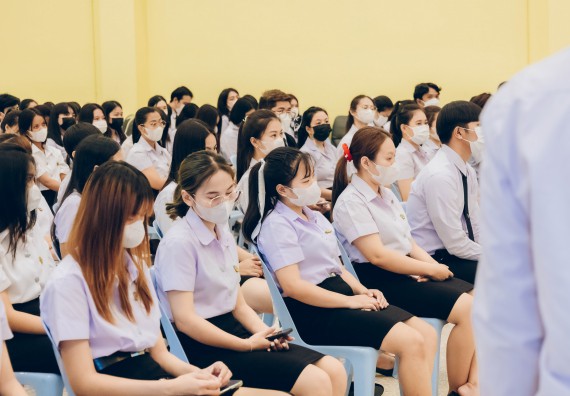 ภาพกิจกรรม  คณะวิทยาศาสตร์และเทคโนโลยี จัดโครงการบริการนักศึกษาและศิษย์เก่าสัมพันธ์ คณะวิทยาศาสตร์และเทคโนโลยีกิจกรรมเตรียมความพร้อมเพื่อออกสู่งาน