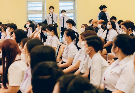 ภาพกิจกรรม  คณะวิทยาศาสตร์และเทคโนโลยี จัดโครงการบริการนักศึกษาและศิษย์เก่าสัมพันธ์ คณะวิทยาศาสตร์และเทคโนโลยีกิจกรรมเตรียมความพร้อมเพื่อออกสู่งาน