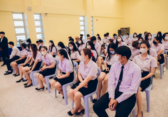 ภาพกิจกรรม  คณะวิทยาศาสตร์และเทคโนโลยี จัดโครงการบริการนักศึกษาและศิษย์เก่าสัมพันธ์ คณะวิทยาศาสตร์และเทคโนโลยีกิจกรรมเตรียมความพร้อมเพื่อออกสู่งาน