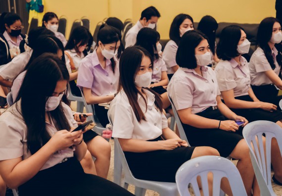 ภาพกิจกรรม  คณะวิทยาศาสตร์และเทคโนโลยี จัดโครงการบริการนักศึกษาและศิษย์เก่าสัมพันธ์ คณะวิทยาศาสตร์และเทคโนโลยีกิจกรรมเตรียมความพร้อมเพื่อออกสู่งาน