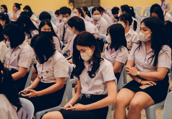 ภาพกิจกรรม  คณะวิทยาศาสตร์และเทคโนโลยี จัดโครงการบริการนักศึกษาและศิษย์เก่าสัมพันธ์ คณะวิทยาศาสตร์และเทคโนโลยีกิจกรรมเตรียมความพร้อมเพื่อออกสู่งาน