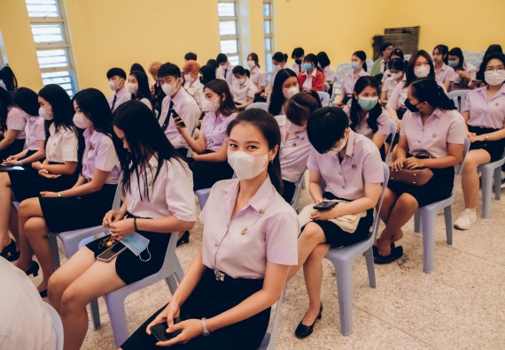 ภาพกิจกรรม  คณะวิทยาศาสตร์และเทคโนโลยี จัดโครงการบริการนักศึกษาและศิษย์เก่าสัมพันธ์ คณะวิทยาศาสตร์และเทคโนโลยีกิจกรรมเตรียมความพร้อมเพื่อออกสู่งาน