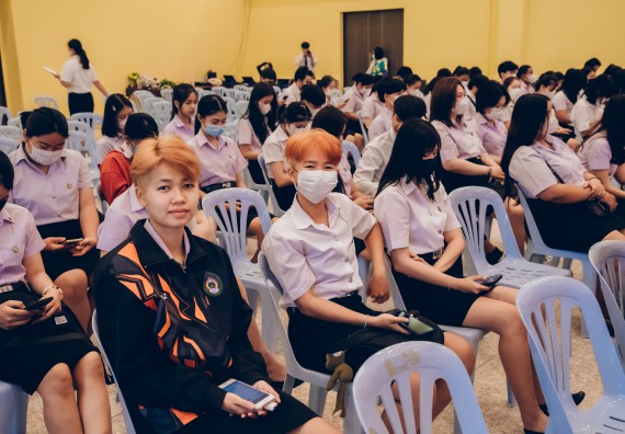 ภาพกิจกรรม  คณะวิทยาศาสตร์และเทคโนโลยี จัดโครงการบริการนักศึกษาและศิษย์เก่าสัมพันธ์ คณะวิทยาศาสตร์และเทคโนโลยีกิจกรรมเตรียมความพร้อมเพื่อออกสู่งาน