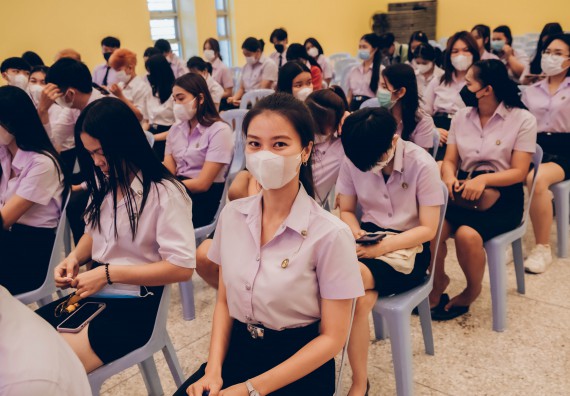 ภาพกิจกรรม  คณะวิทยาศาสตร์และเทคโนโลยี จัดโครงการบริการนักศึกษาและศิษย์เก่าสัมพันธ์ คณะวิทยาศาสตร์และเทคโนโลยีกิจกรรมเตรียมความพร้อมเพื่อออกสู่งาน