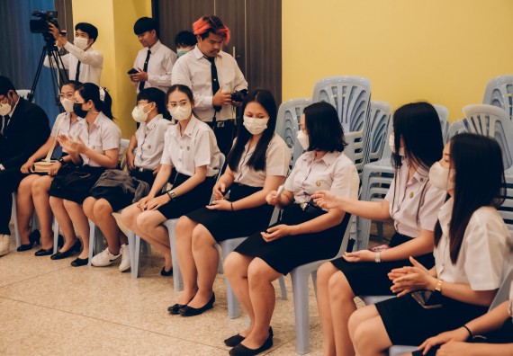 ภาพกิจกรรม  คณะวิทยาศาสตร์และเทคโนโลยี จัดโครงการบริการนักศึกษาและศิษย์เก่าสัมพันธ์ คณะวิทยาศาสตร์และเทคโนโลยีกิจกรรมเตรียมความพร้อมเพื่อออกสู่งาน