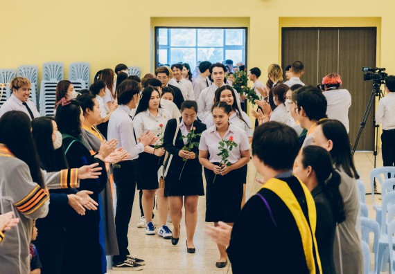 ภาพกิจกรรม  คณะวิทยาศาสตร์และเทคโนโลยี จัดโครงการพัฒนานักศึกษาคณะวิทยาศาสตร์และเทคโนโลยี กิจกรรมปัจฉิมนิเทศนักศึกษาสู่ความสำเร็จ