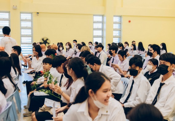 ภาพกิจกรรม  คณะวิทยาศาสตร์และเทคโนโลยี จัดโครงการพัฒนานักศึกษาคณะวิทยาศาสตร์และเทคโนโลยี กิจกรรมปัจฉิมนิเทศนักศึกษาสู่ความสำเร็จ