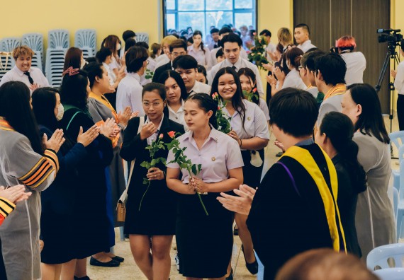 ภาพกิจกรรม  คณะวิทยาศาสตร์และเทคโนโลยี จัดโครงการพัฒนานักศึกษาคณะวิทยาศาสตร์และเทคโนโลยี กิจกรรมปัจฉิมนิเทศนักศึกษาสู่ความสำเร็จ