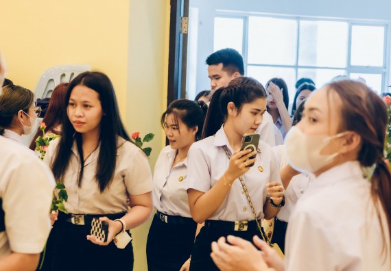 ภาพกิจกรรม  คณะวิทยาศาสตร์และเทคโนโลยี จัดโครงการพัฒนานักศึกษาคณะวิทยาศาสตร์และเทคโนโลยี กิจกรรมปัจฉิมนิเทศนักศึกษาสู่ความสำเร็จ