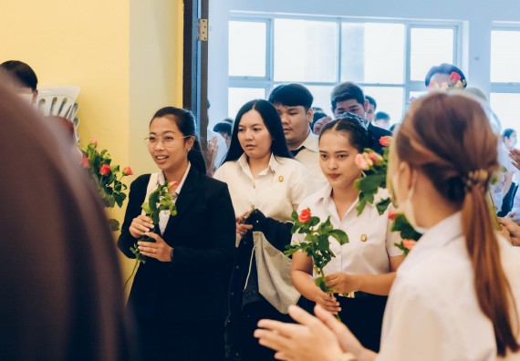 ภาพกิจกรรม  คณะวิทยาศาสตร์และเทคโนโลยี จัดโครงการพัฒนานักศึกษาคณะวิทยาศาสตร์และเทคโนโลยี กิจกรรมปัจฉิมนิเทศนักศึกษาสู่ความสำเร็จ