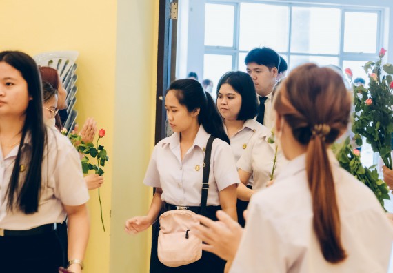 ภาพกิจกรรม  คณะวิทยาศาสตร์และเทคโนโลยี จัดโครงการพัฒนานักศึกษาคณะวิทยาศาสตร์และเทคโนโลยี กิจกรรมปัจฉิมนิเทศนักศึกษาสู่ความสำเร็จ