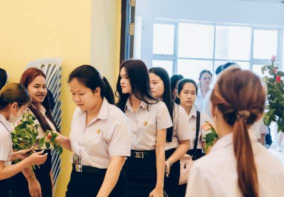 ภาพกิจกรรม  คณะวิทยาศาสตร์และเทคโนโลยี จัดโครงการพัฒนานักศึกษาคณะวิทยาศาสตร์และเทคโนโลยี กิจกรรมปัจฉิมนิเทศนักศึกษาสู่ความสำเร็จ