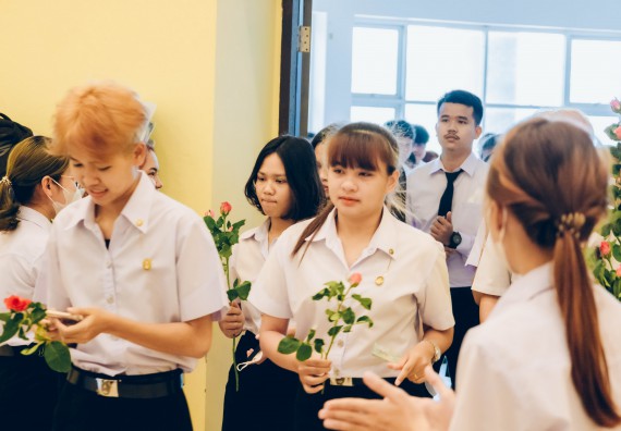 ภาพกิจกรรม  คณะวิทยาศาสตร์และเทคโนโลยี จัดโครงการพัฒนานักศึกษาคณะวิทยาศาสตร์และเทคโนโลยี กิจกรรมปัจฉิมนิเทศนักศึกษาสู่ความสำเร็จ