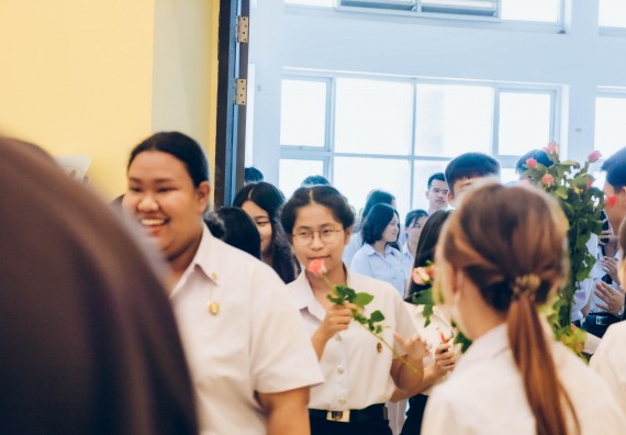 ภาพกิจกรรม  คณะวิทยาศาสตร์และเทคโนโลยี จัดโครงการพัฒนานักศึกษาคณะวิทยาศาสตร์และเทคโนโลยี กิจกรรมปัจฉิมนิเทศนักศึกษาสู่ความสำเร็จ