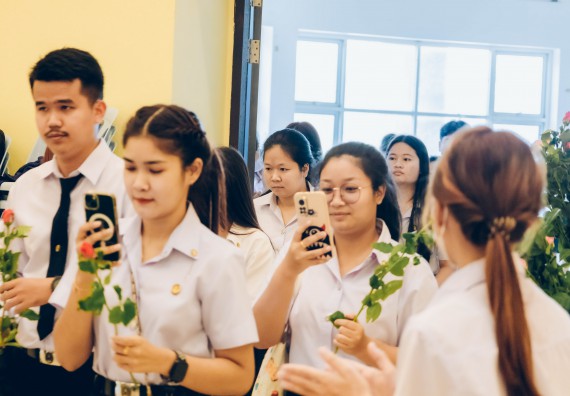 ภาพกิจกรรม  คณะวิทยาศาสตร์และเทคโนโลยี จัดโครงการพัฒนานักศึกษาคณะวิทยาศาสตร์และเทคโนโลยี กิจกรรมปัจฉิมนิเทศนักศึกษาสู่ความสำเร็จ