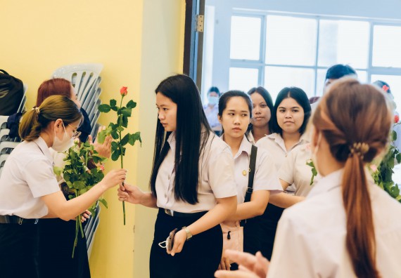 ภาพกิจกรรม  คณะวิทยาศาสตร์และเทคโนโลยี จัดโครงการพัฒนานักศึกษาคณะวิทยาศาสตร์และเทคโนโลยี กิจกรรมปัจฉิมนิเทศนักศึกษาสู่ความสำเร็จ